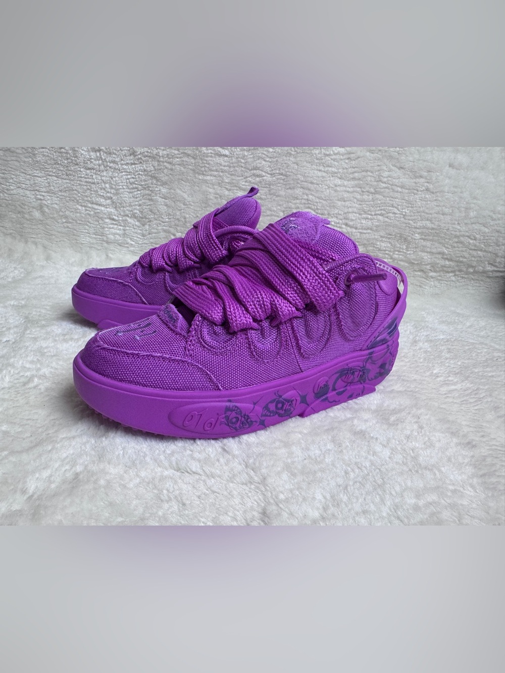 PUMA x LaMelo Ball LaFrancé Purple Sneakers Men's Size 6.5 NEW